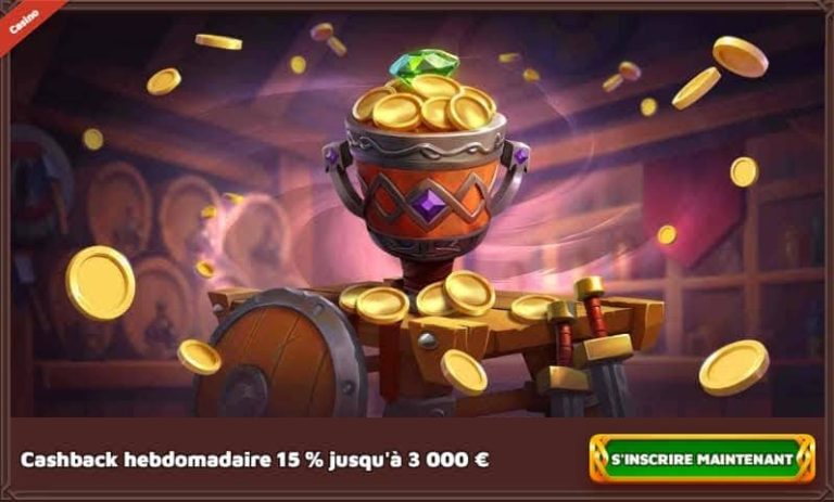 Viking Luck Casino cashback hebdomadaire