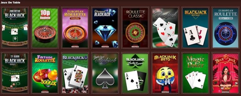 Viking Luck Casino jeux table