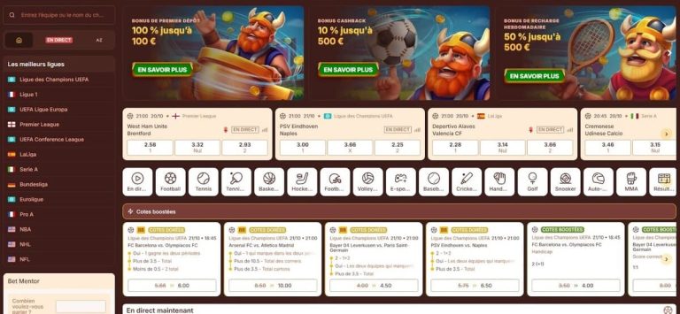 Viking Luck Casino paris sportifs